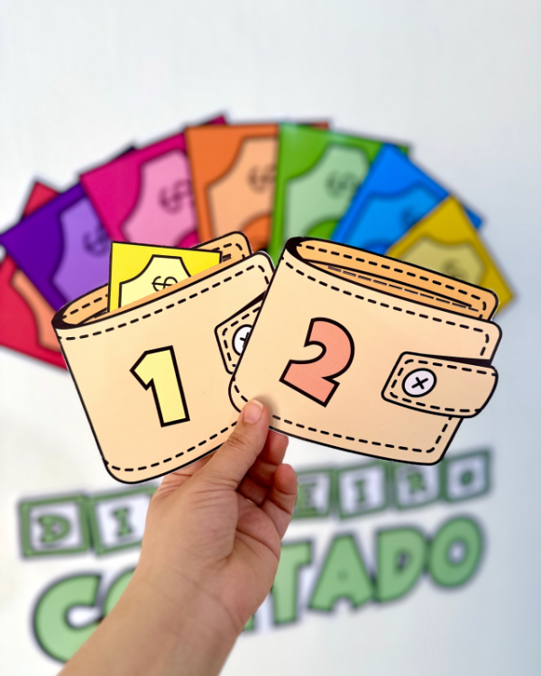 Dinheiro Contado - Numerais de 1 a 20 - Imagem 2