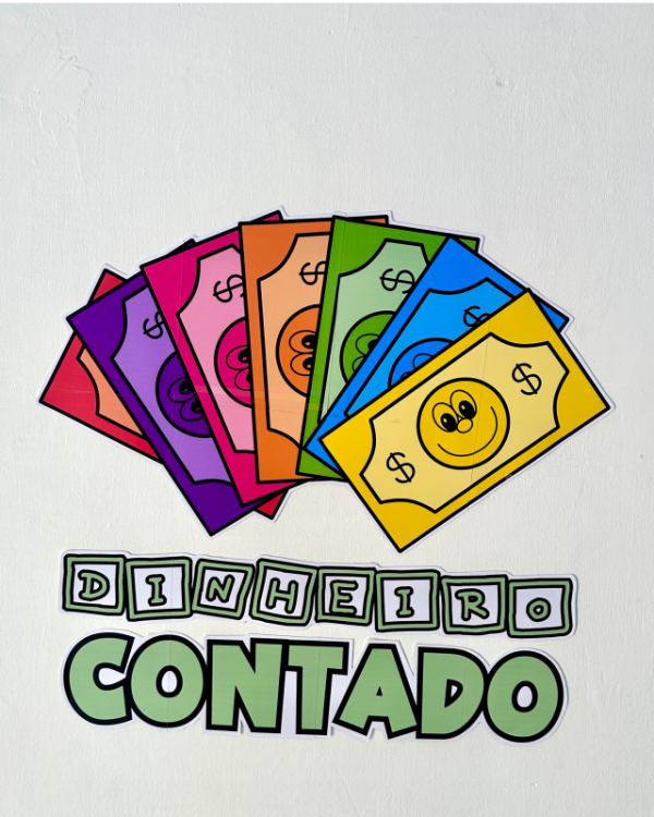 Dinheiro Contado - Numerais de 1 a 20