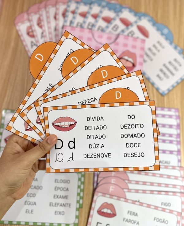 Fichas de leitura - Alfabeto - Imagem 2