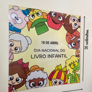 Kit dia do livro Infantil (Painel + Lembrancinhas)
