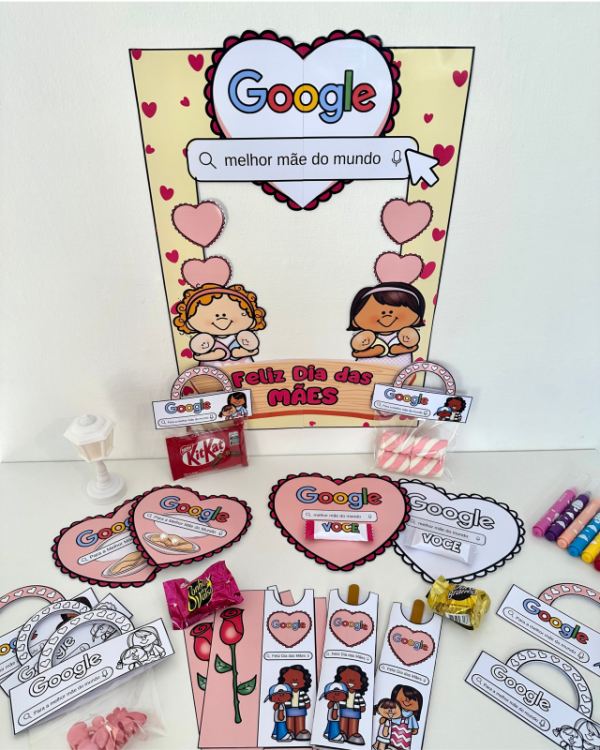Kit Dia das Mães - Tema Google