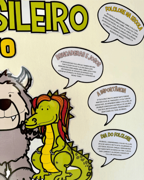 Painel Folclore Brasileiro - Imagem 3