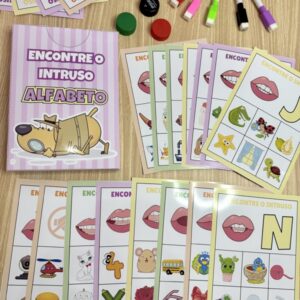 Encontre o Intruso - Alfabeto