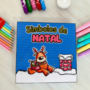 Símbolos do Natal na Caixa