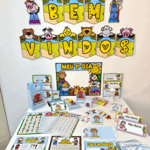 Kit Sala de Aula tema Fazendinha