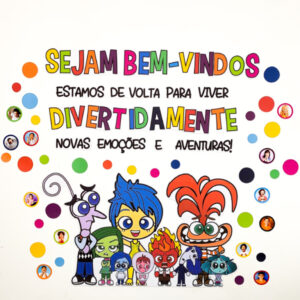 Painel Volta as Aulas Divertidamente