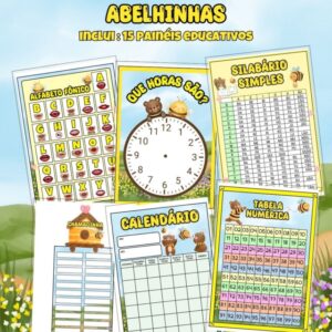 Kit Sala de Aula Abelhinha