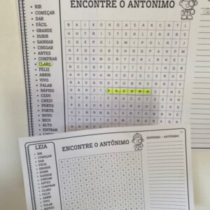 Encontre o Antônimo