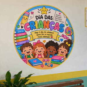 Painel Circular Dia das Crianças